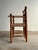 1950s Vintage Sculptural Turned Wood Double Bench With Woven Rope Seat, C. 1950s For Sale - Image 5 of 14