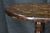 Brown Vintage Federal Style Teak Stenciled Round Tilt Top Side Accent Table For Sale - Image 8 of 17