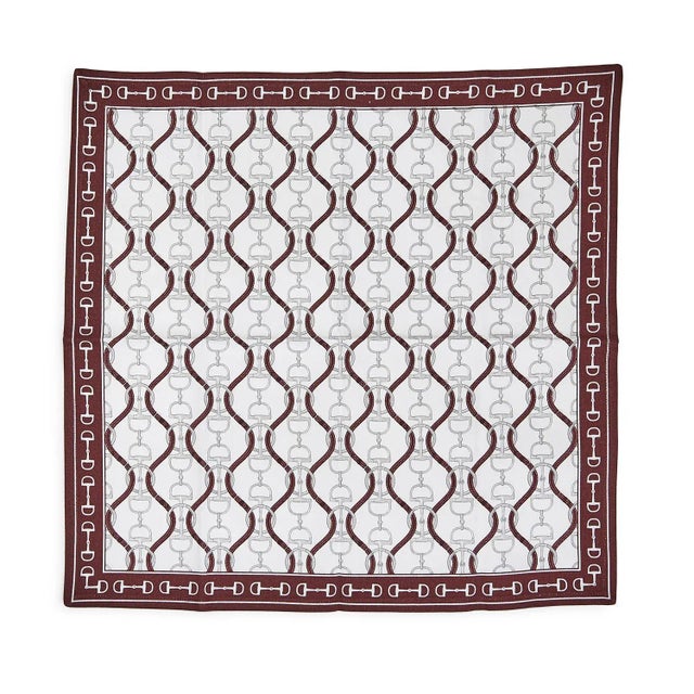 2020s Horse Bridle Cotton Napkins - Set/4 For Sale - Image 5 of 7