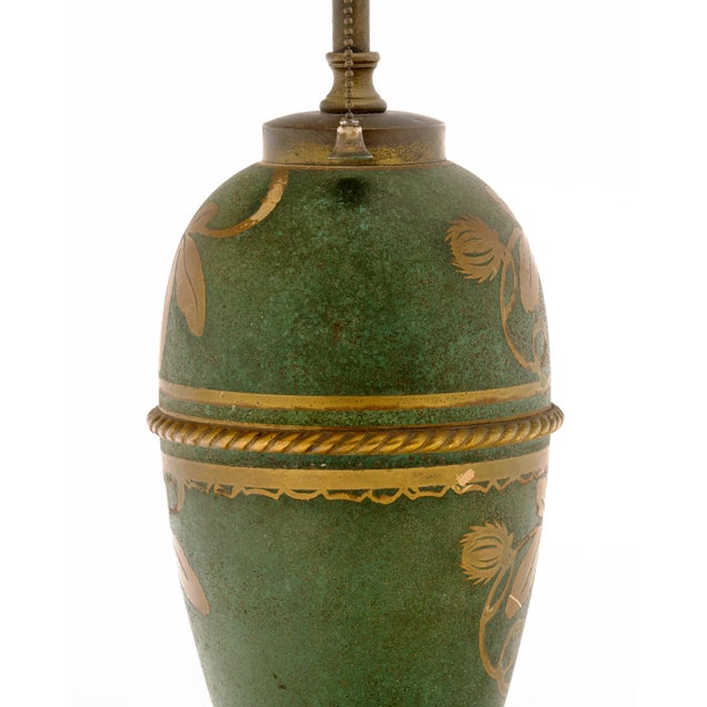 Metal Vintage French Table Lamp For Sale - Image 7 of 9