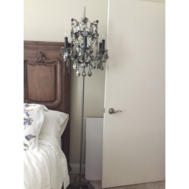 Restoration Hardware Rococo Iron & Crystal Floor Lamp/ 2 Available