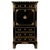 Drop-Front Secretaire Desk in Black Lacquered Wood and Gilt Bronze Mounts For Sale - Image 5 of 5