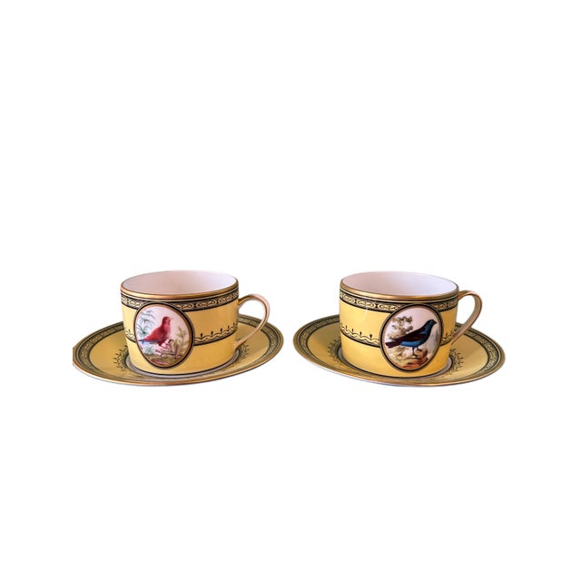 Tea Cups by Ancienne Royale Manufacture, Set of 2 For Sale - Image 9 of 10