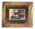 Vintage Original Wonan Sleeping Etching Vintage Frame For Sale