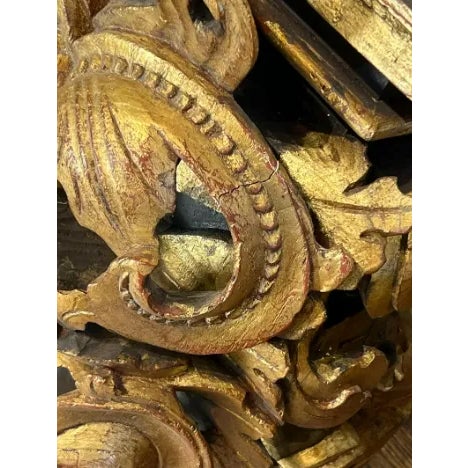 Wood Pair of Antique Architectural Brackets With Scrolls For Sale - Image 7 of 7