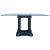 Metal Sculptural Cast Iron Pedestal and Glass Industrial Dining / Work Table For Sale - Image 7 of 7