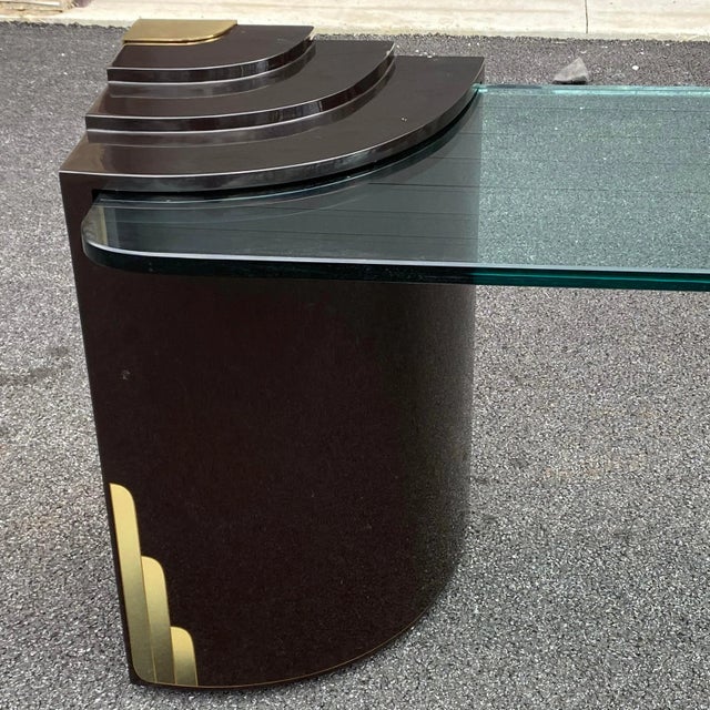 1980s 1980s Jonson & Marcius Postmodern Console Table From Lorin Marsh Gallery For Sale - Image 5 of 13