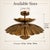 Handmade Brass Lotus Ceiling Light, Antique Brass Scalloped Semi Flush Mount, Floral Ceiling Fixture for Bedroom, Hallway & Living Room For Sale - Image 10 of 13