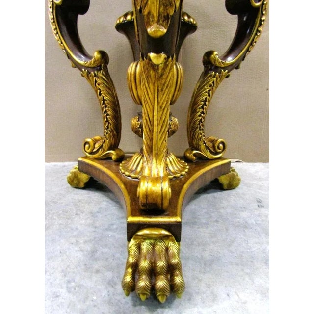 Maitland-Smith Egyptian Revival Dining Table With Winged Creatures Claw Feet 1980s For Sale - Image 10 of 18
