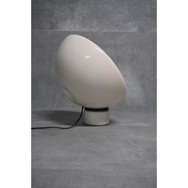 Cream Table Lamp by Elio Martinelli for Martinelli Luce, 1969 For Sale - Image 8 of 10
