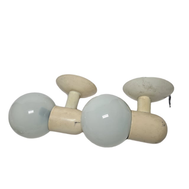 Postmodern Vintage Sconces, Poland, 1980s, Set of 2 For Sale - Image 3 of 10