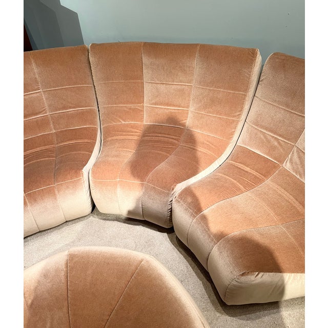 Brown Gilda Sofa by Michel Ducaroy for Ligne Roset, 1972, Set of 5 For Sale - Image 8 of 13