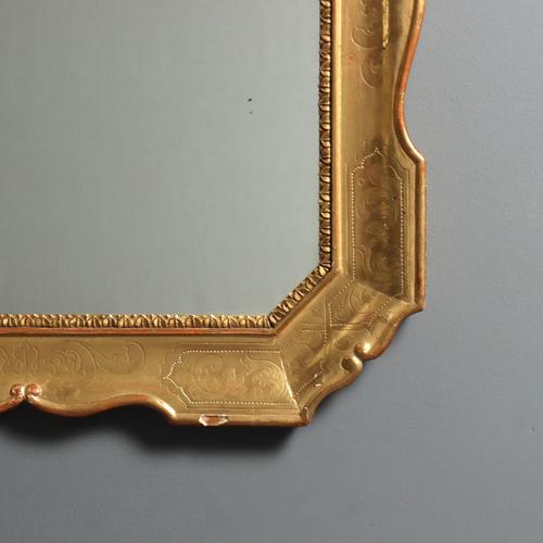 Glass Gilt Framed Cabaret Mirror For Sale - Image 7 of 10