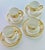 Ceramic Rococo Belle Époque Gilded Floral Demitasse Coffee Service from Limoges and De Meuldre Coche, 1890s, Set of 8 For Sale - Image 7 of 12