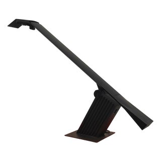 Black Condor Desk Lamp attributed to Hans Von Klier for Bilumen, 1988 For Sale