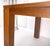 Wood Massive Solid TEAK 41x87 Dining Conference Table Parsons Style MINT For Sale - Image 7 of 11