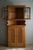 Tall Danish Modern Corner Cupboard in Oak & Glass by Henning Kjærnulf, 1960s For Sale - Image 4 of 18