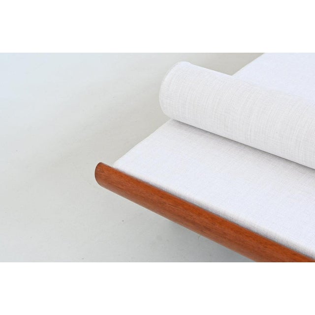 Dutch Cleopatra Daybed in White Fabric by Dick Cordemeijer for Auping, 1954 For Sale - Image 11 of 18