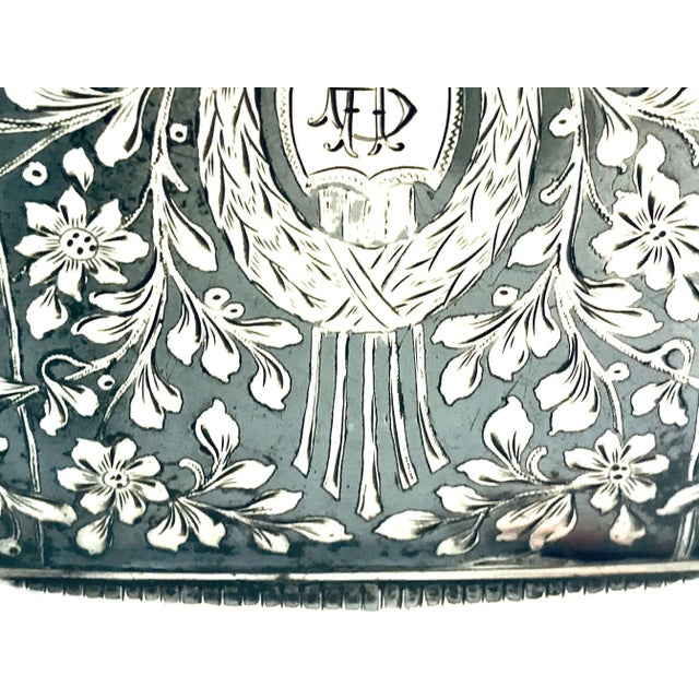 19th Century 19th Century Russian Niello Silver Tobacco Case For Sale - Image 5 of 13