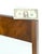 Brown Mid-Century Modern Walnut Hanging Wall Mirror For Sale - Image 8 of 9