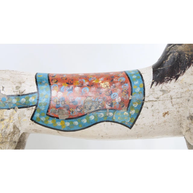 Carousel Horse With Detachable Metal Stand For Sale - Image 10 of 17