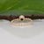 Green Tsavorite Garnet Ring With Earth-Mined Diamond Accents in Solid 14k Gold, Size 6.75 For Sale - Image 8 of 9