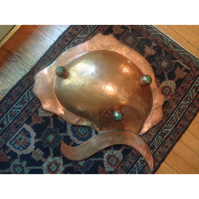 Mexican Modernist Mixed Metal and Abalone Fish Bowl, Circa. 1960 For Sale - Image 10 of 11