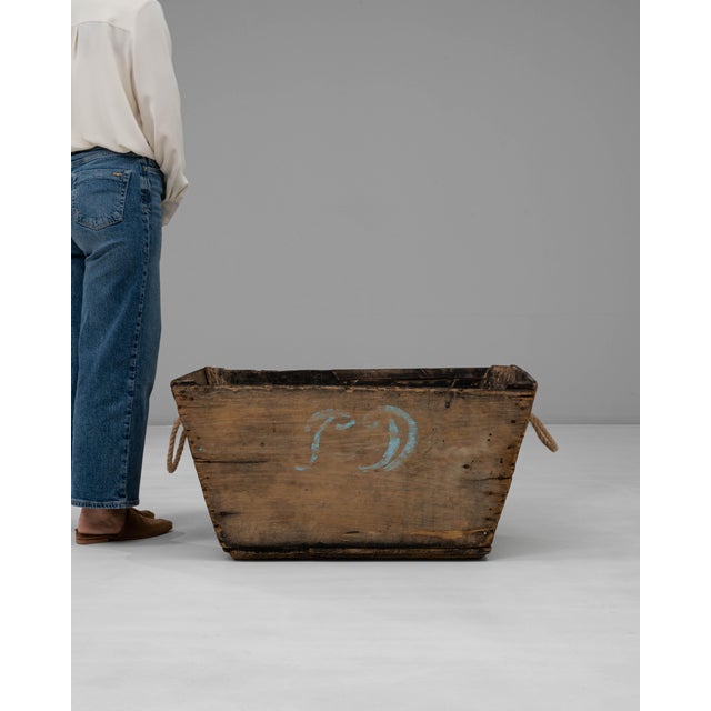 20th Century French Wooden Champagne Grape Harvesting Basket For Sale - Image 17 of 18