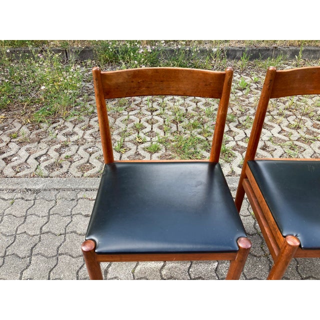 1970s Mid-Century Danish Teak Dining Chairs, 1960s, Set of 4 For Sale - Image 5 of 15