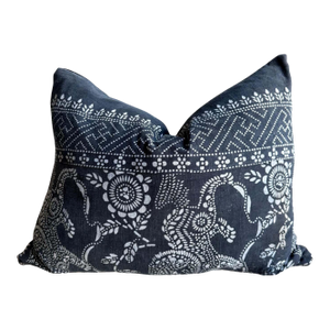 Vintage Japanese Boro Cloth Pillow