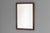 Small decorative Victorian mirror. Carved pine frame and heavy patinaed lacquered finish. U.K circa 1870.