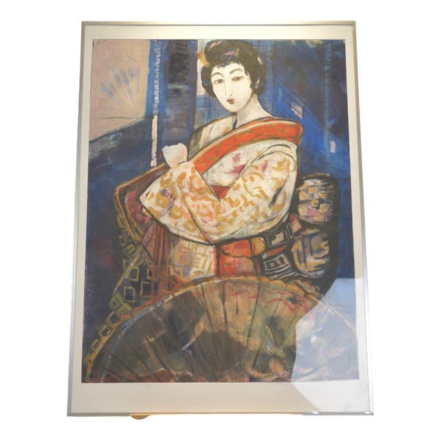 Japanese Woman, U. Göhring Zumpe, Circa 2000 For Sale - Image 7 of 7