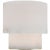 Modern Kelly Wearstler by Visual Comfort Signature Una Small Table Lamp in Alabaster For Sale - Image 3 of 3