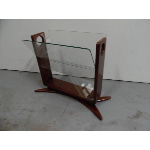 Mid-Century Italian Magazine Rack by Cesare Lacca, 1950s, in Very Good conditions. Designed 1950 to 1959 I have official...