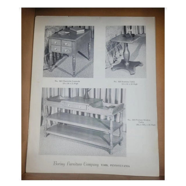 Brown Boring Furniture Victorian Cherry Drop-Leaf Pembroke Tables, a Pair For Sale - Image 8 of 12