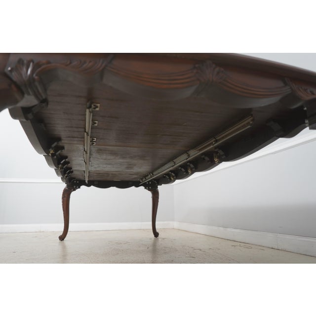 Maitland Smith Mahogany Louis XVI Inlaid Dining Table For Sale - Image 17 of 18