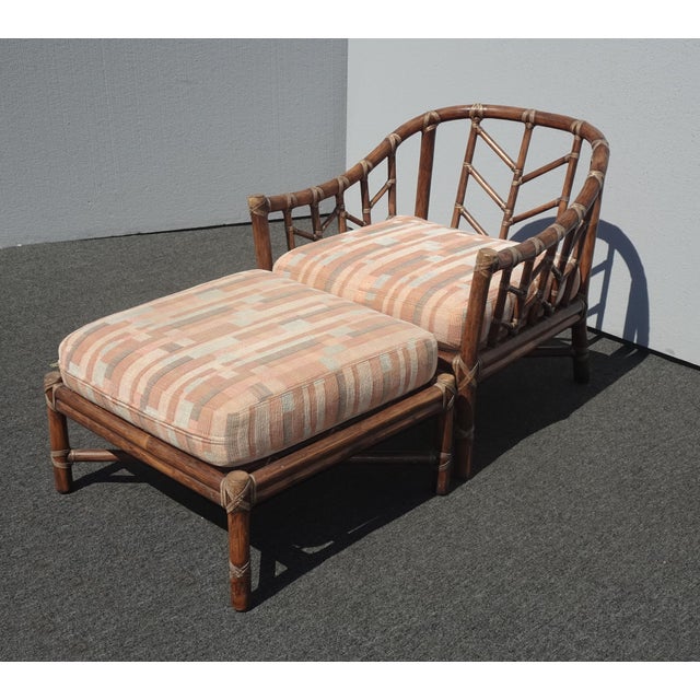 Vintage Mid Century Modern McGuire Bamboo Rattan Accent ...