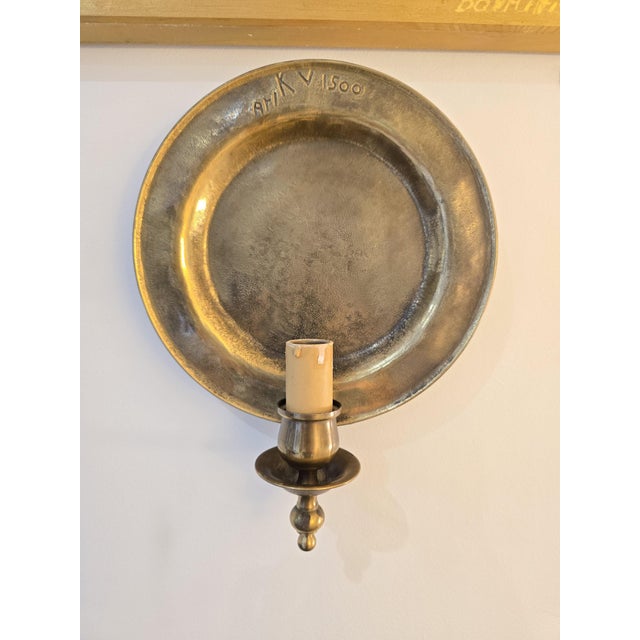 Vintage Bronze Wall Lights from Ari KV 1500, 1920s, Set of 2 For Sale - Image 3 of 12