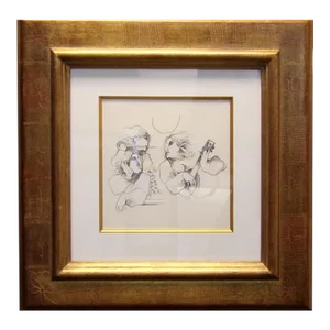 Sunol Alvar "Untitled" Original Lithograph With Custom Frame Unsigned