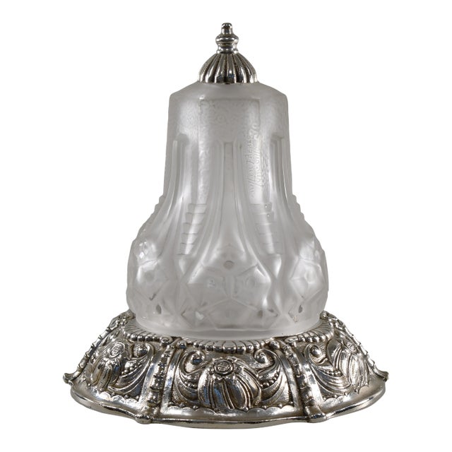 French Art Deco Table Lamp by Muller Freres & Cherrier Et Besnus 1920s France For Sale