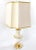 Offered for sale is a classically designed Italian porcelain table lamp by Mangani. The lamp is created in porcelain with...