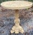 Mid Century Italian Hand Carved Celluloid Round Table What a unique and fabulous looking accent table made in the mid 20th...