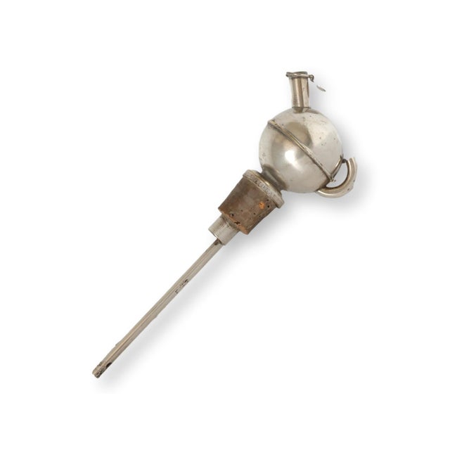Art Deco French Silverplate Liquor Pourers, Set of Four For Sale - Image 4 of 6