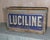 Rare Vintage Luciline Fuel Cans and Advertising Crate Dating from the 1900s, this original Luciline Crate would have held...