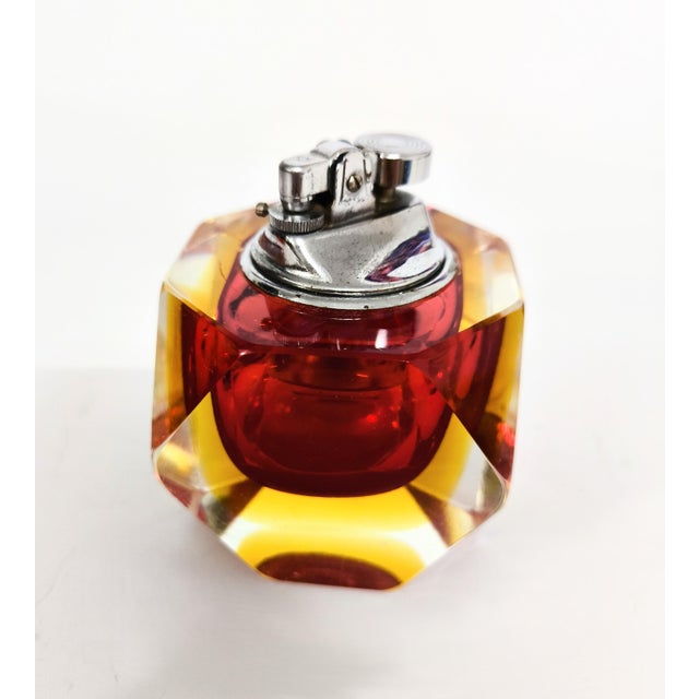 Mid-Century Modern Murano Glass Lighter by Flavio Poli for Seguso, 1960s For Sale - Image 3 of 7