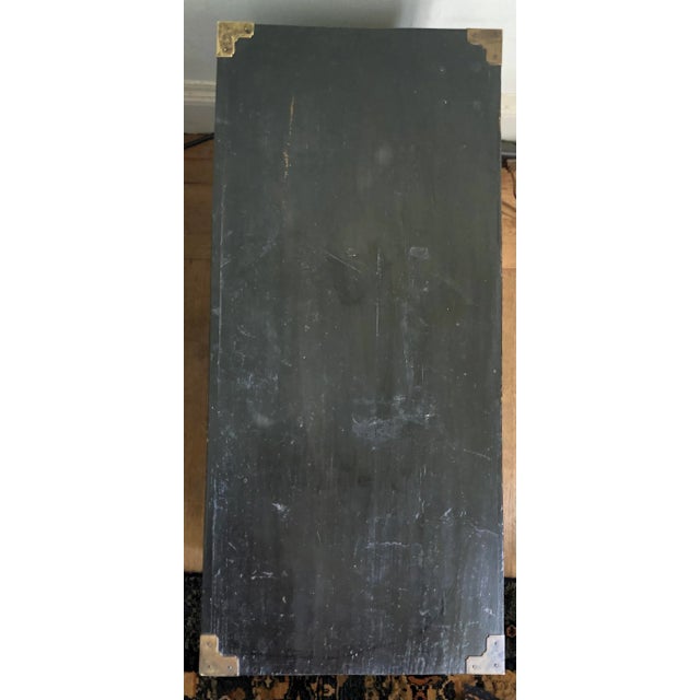 19th C. Antique Korean Joseon Dynasty Zelkova “Dragon Wood” Scholars Stationary Chest, Documented For Sale - Image 9 of 13