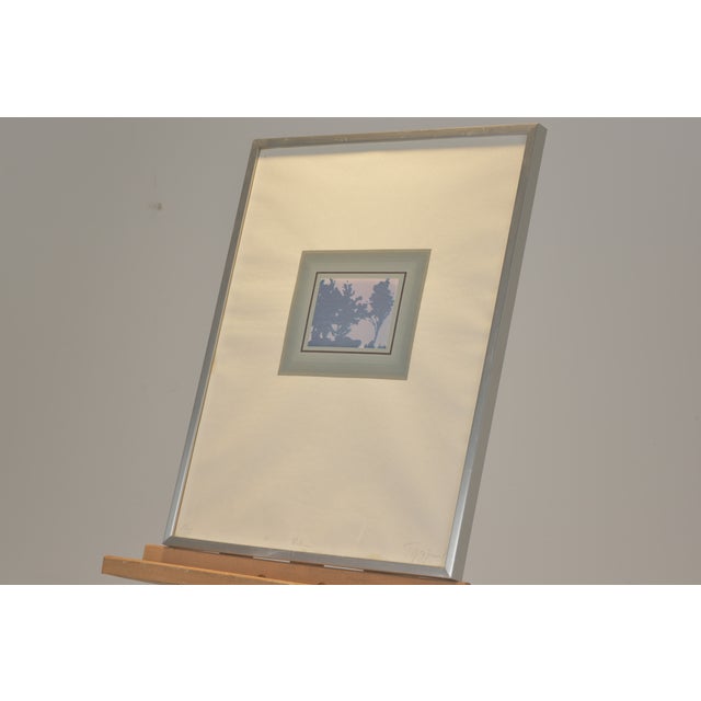 Nature, Signed Torquin '74, 12/25, Silkscreen Print, Framed Under Glass For Sale - Image 7 of 8