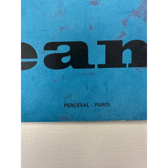 Paper C. 1960s, Air France – The Caribbean, Modernist, Original Vintage Lithograph Travel Poster Printed in France, Artist Jacques Nathan-Garamond For Sale - Image 7 of 9