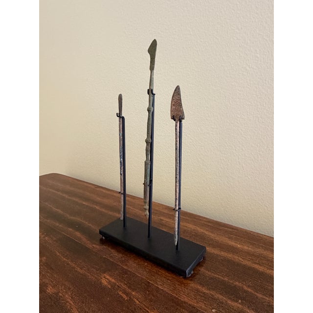 An exceptional collection of three ancient Greco-Roman bronze medical instruments dating to the Imperial Roman period,...
