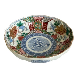 Antique Japanese Imari Bowl, Meiji Period For Sale